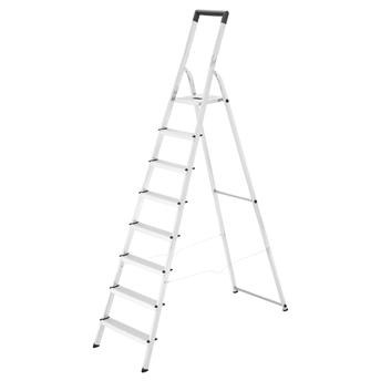 Hailo Selekta Basicline 8-Tier Step Ladder (56 x 12 x 252 cm)