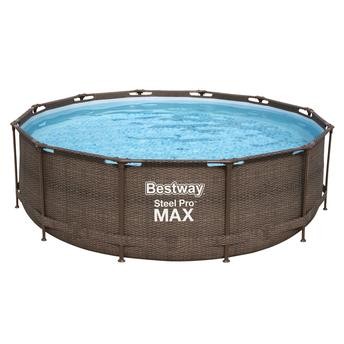 Bestway Pro Max Deluxe Steel Pool Set (366 x100 mm, 4 Pc.)