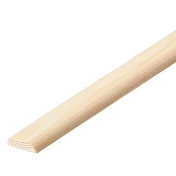 Pine D-Shape Moulding (6 x 30 x 2400 mm)