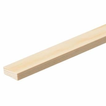 Cheshire Mouldings Smooth Square Edge Pine Stripwood (6 x 21 x 900 mm)