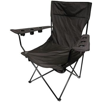 كرسي فولاذي ضخم مقعد واحد كريتيف كينج بين (91.44 × 162.56 × 160.02 سم، أسود)
