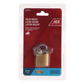 ACE Solid Brass Padlock (25 mm)