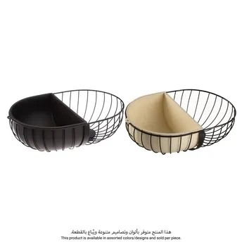 5Five Metal Fruit Basket (Assorted colors/designs, 32 x 21.2 x 10.5 cm)