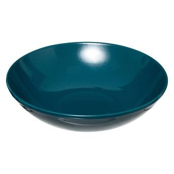 SG Colorama Earthenware Soup Plate (22 cm, Blue)