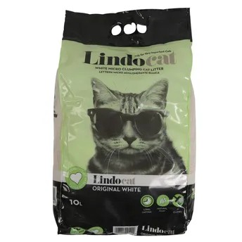 Lindocat Original White Fragrance-Free Clumping Bentonite Cat Litter (10 L)
