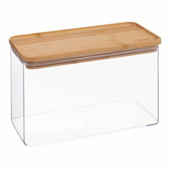 5Five Rectangular Container W/Bamboo Lid (2 L)