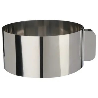 5Five Expandable Stainless Steel Cake Mold (18 x 16 x 7.5 cm)