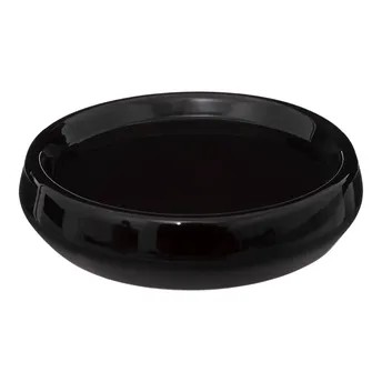 5Five Mayaj Sandstone Soap Dish (11.5 x 2.6 x 11.5 cm, Black)