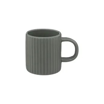 SG Ribbed Earthenware Cup (100 ml, Green)