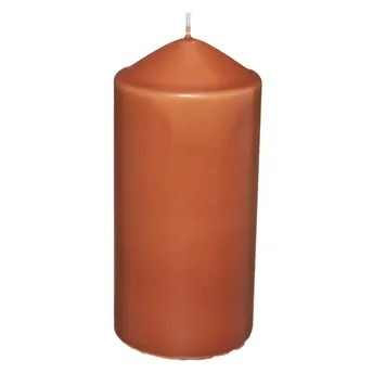 Comptoir de la Bougie Hugo Wax Pillar Candle (6.8 x 14 cm, Amber)