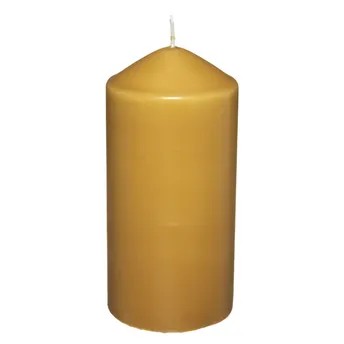 Comptoir de la Bougie Hugo Wax Pillar Candle (6.8 x 14 cm, Yellow)