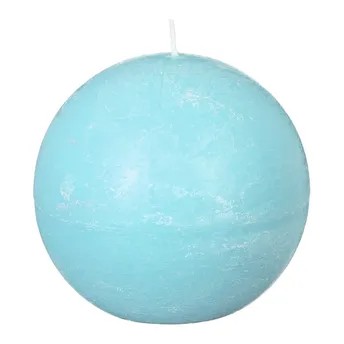 Comptoir de la Bougie Rustic Wax Ball Candle (10 cm, Turquoise)