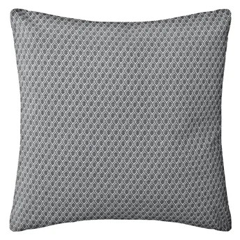 Atmosphera Patterned Cushion (38 x 38 cm, Gray)