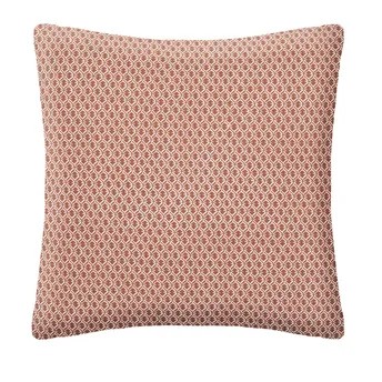 Atmosphera Patterned Cushion (38 x 38 cm, Terracotta)