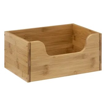 5Five Bamboo Stackable Storage Basket (31.5 x 15 x 21.5 cm)