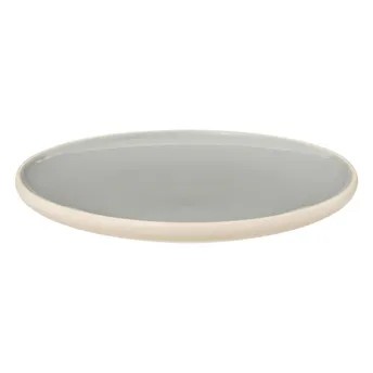 SG Earthenware Dessert Plate (19.9 x 2.4 cm, Olive Green)