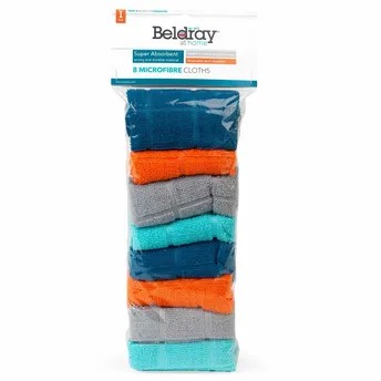 Beldray Super Absorbent Microfiber Cloth Pack (8 Pc.)