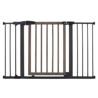 North States Driftwood Extra Wide Baby Gate W/Auto Close (75.57-132.08 x 76.2 cm)
