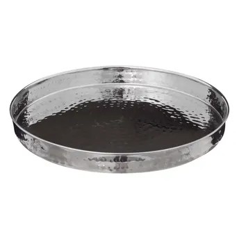 SG Hammered Stainless Steel Tray (35 x 2.5 cm)