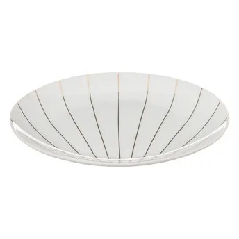 SG Porcelain Dessert Plate (19 x 1.8 cm, White)