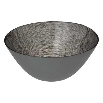 SG Aurore Small Glass Dish (15 x 6.4 cm, Gray)