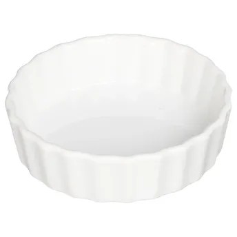 5Five Stoneware Tartlet Dish (12.5 x 3.5 cm, White)
