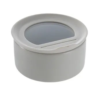 Neoflam Fika Round Ceramic Food Container (200 ml, White)
