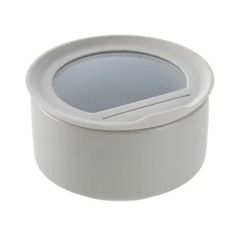 Neoflam Fika Round Ceramic Food Container (420 ml, White)