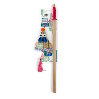 All For Paws Whisker Fiesta Mouse Wand Cat Toy (115 x 7 x 2.5 cm)