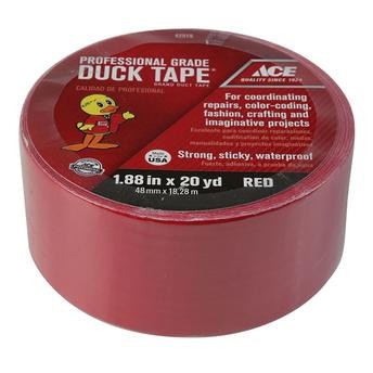 Ace Professional Grade Duct Tape in (4.8 cm x 18.2 m, Red)
