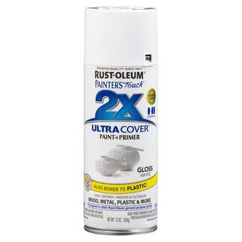 Rustoleum Painter's Touch Ultra Cover 2X Spray (340 g, Gloss White)