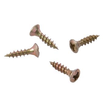 Suki 6153682 Oval-Head Chipboard Screws (1.6 x 0.4 cm, Pack of 20 )