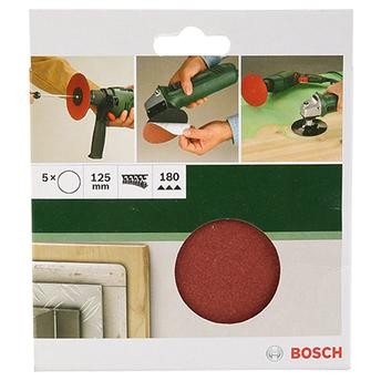 Bosch G180 Sanding Sheet (115 mm, Pack of 5)