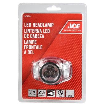 Ace Battery Operated LED Head Lamp (14 Hours, 25 Lumens)