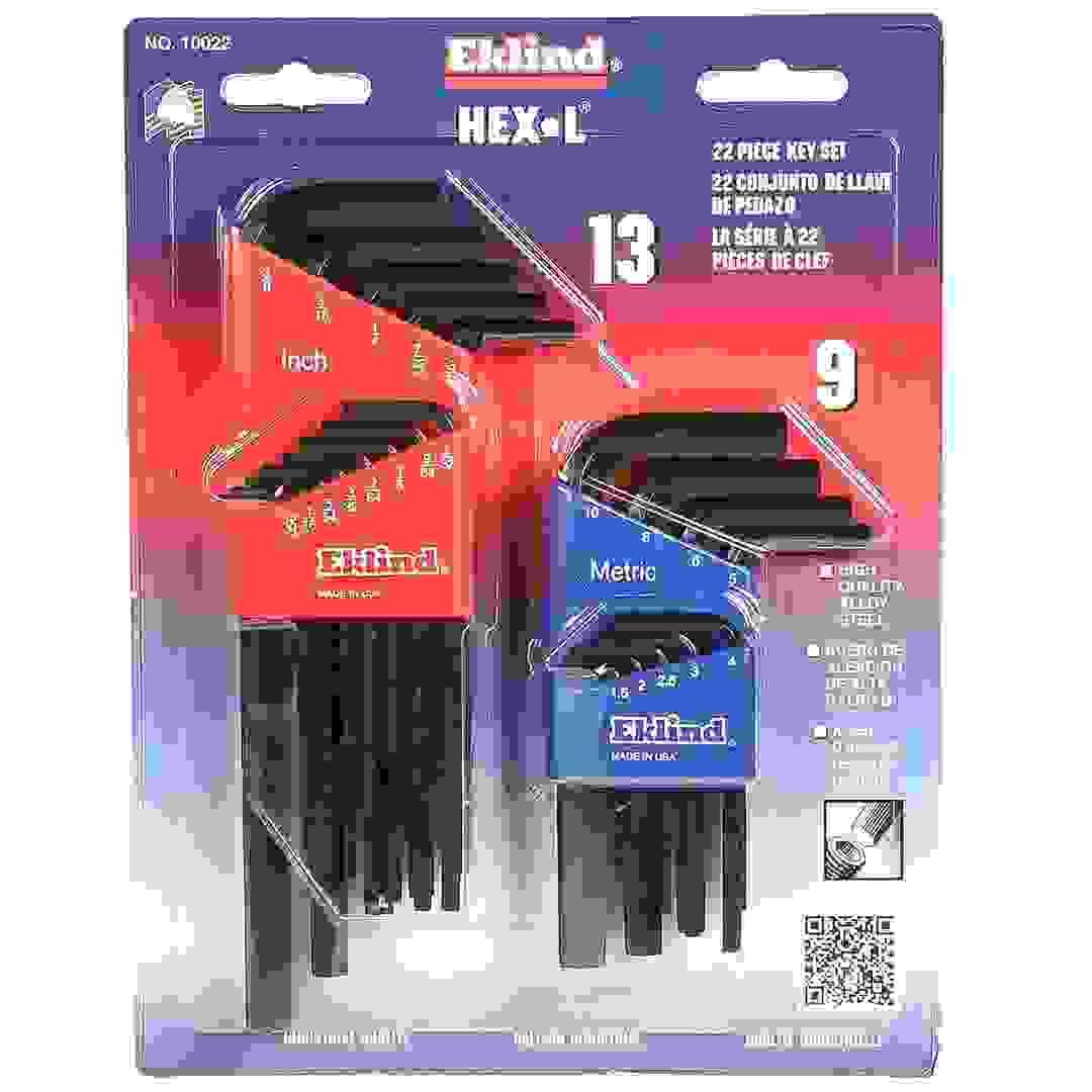 مجموعة مفاتيح سداسية كومبو (22 قطعة)