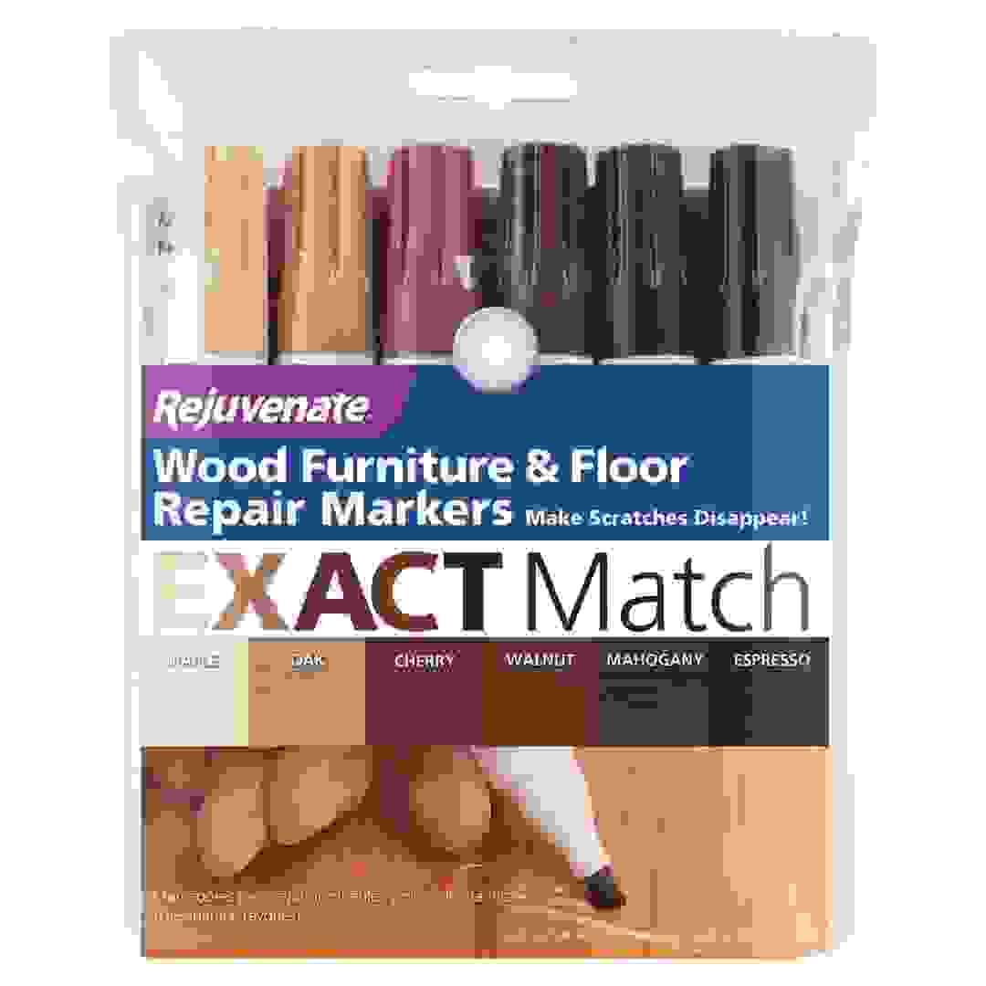 Rejuvenate Wood Furniture & Floor Repair Markers (6 pcs)