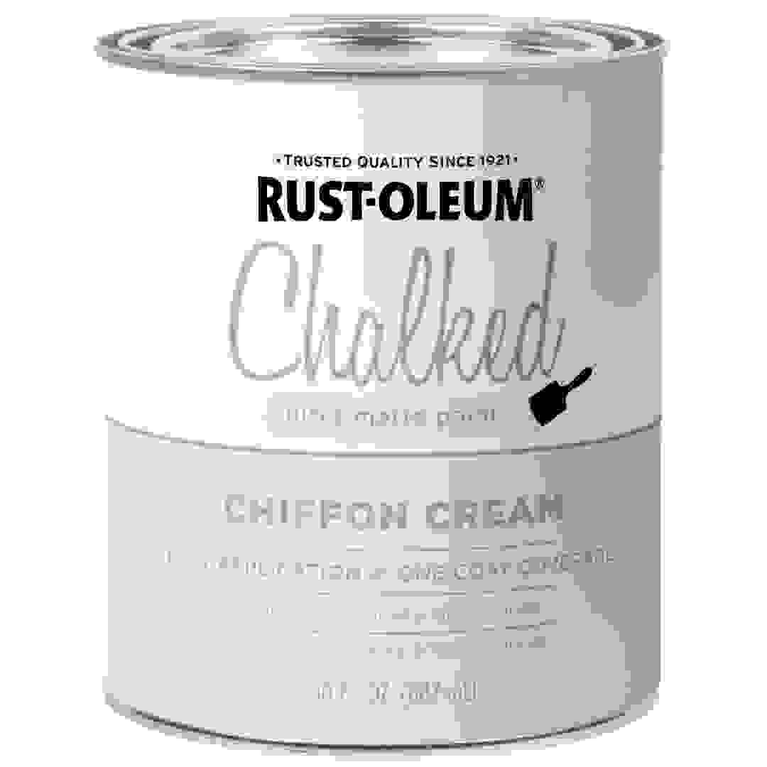 Rust-Oleum Chalked Ultra Matte Paint (887 ml, Chiffon Cream)