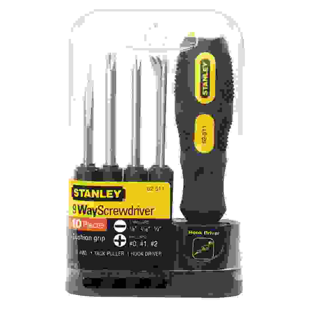 Stanley 9-Way Soft Grip Screwdriver Set