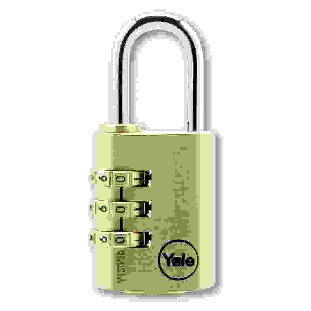 Yale Brass Combination Padlock (3 cm)