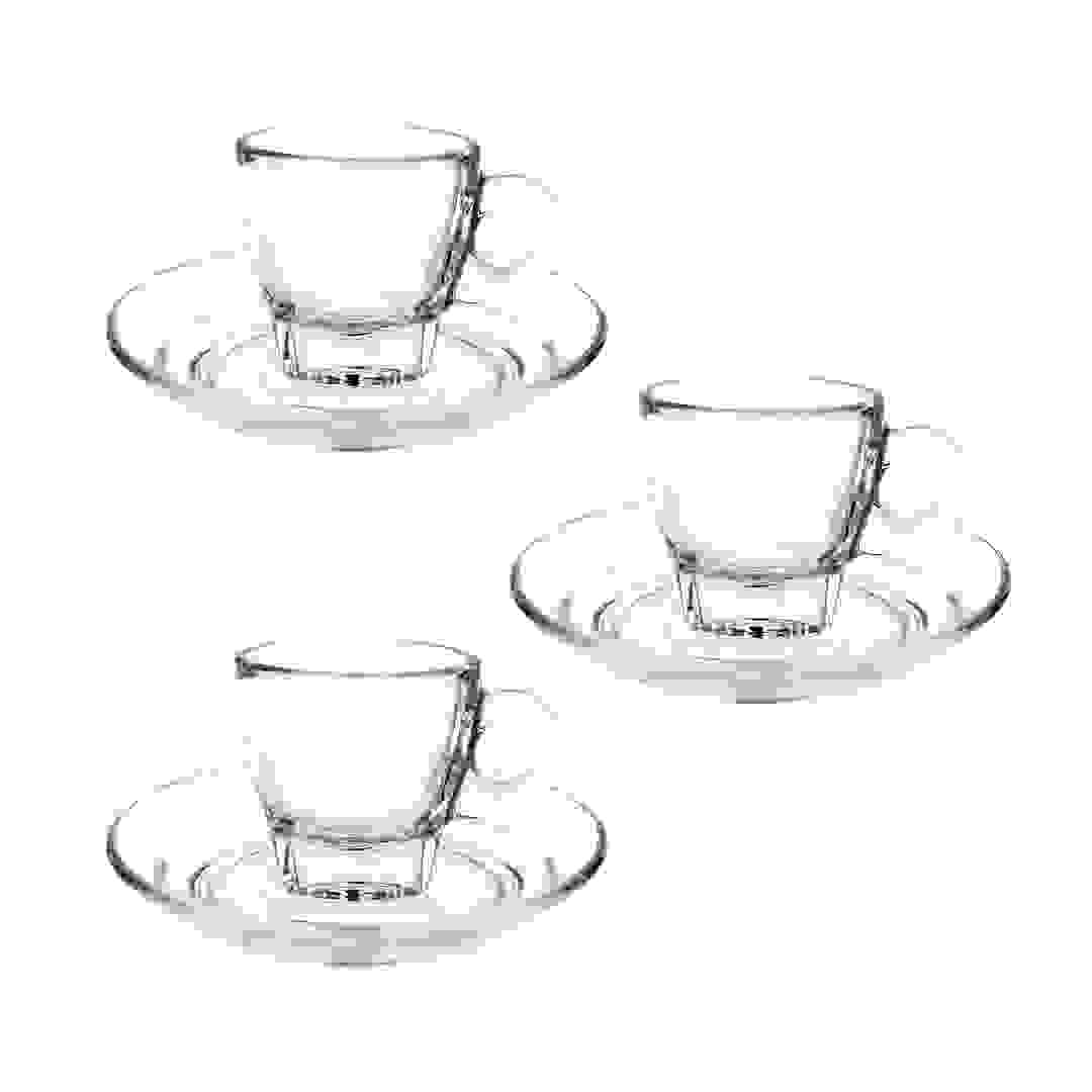 طقم فناجين إسبريسو وصحون أوشن (6 قطع)