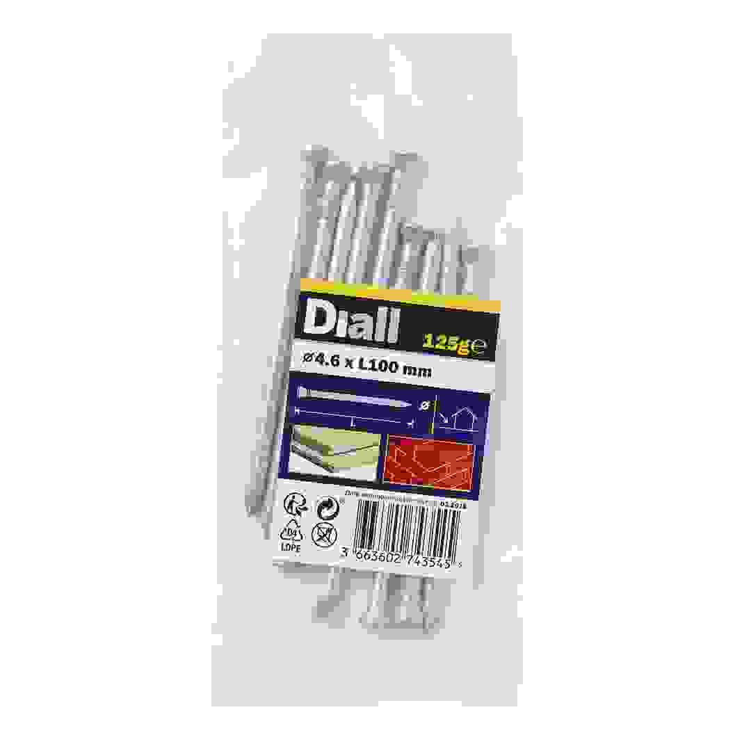 مجموعة مسامير خرسانة فولاذ كربوني مجلفن ديال (4.6 × 100 ملم)