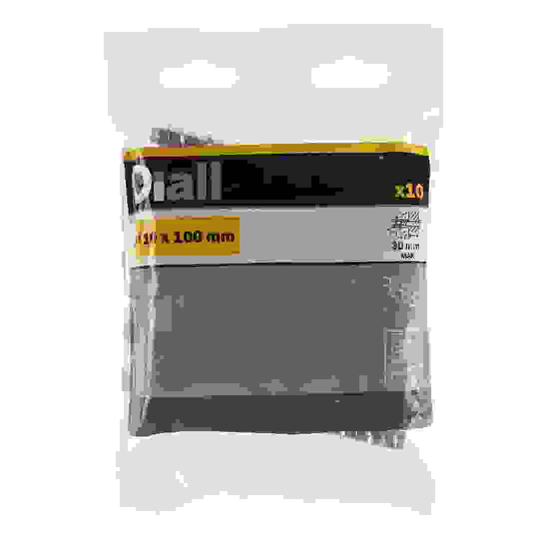 Diall Steel Bolt Pack (10 x 100 mm, 10 Pc.)
