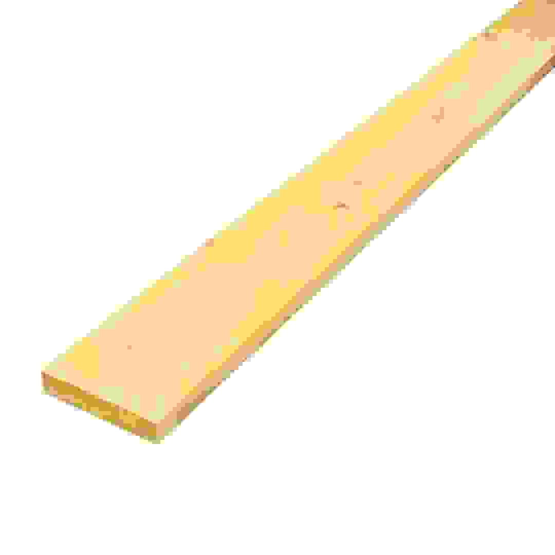 Metsa Wood Whitewood Spruce Treated Rough Sawn Softwood Timber (2.2 x 12.5 x 240 cm)