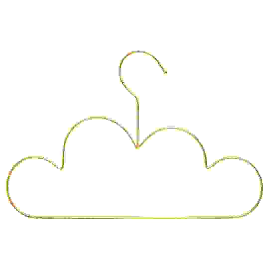 طقم علاقات ملابس أطفال ذهبية على شكل غيمة أتموسفيرا (3 قطع)