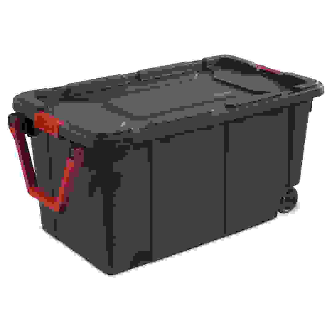 Sterilite Plastic Wheeled Industrial Tote (151 L)