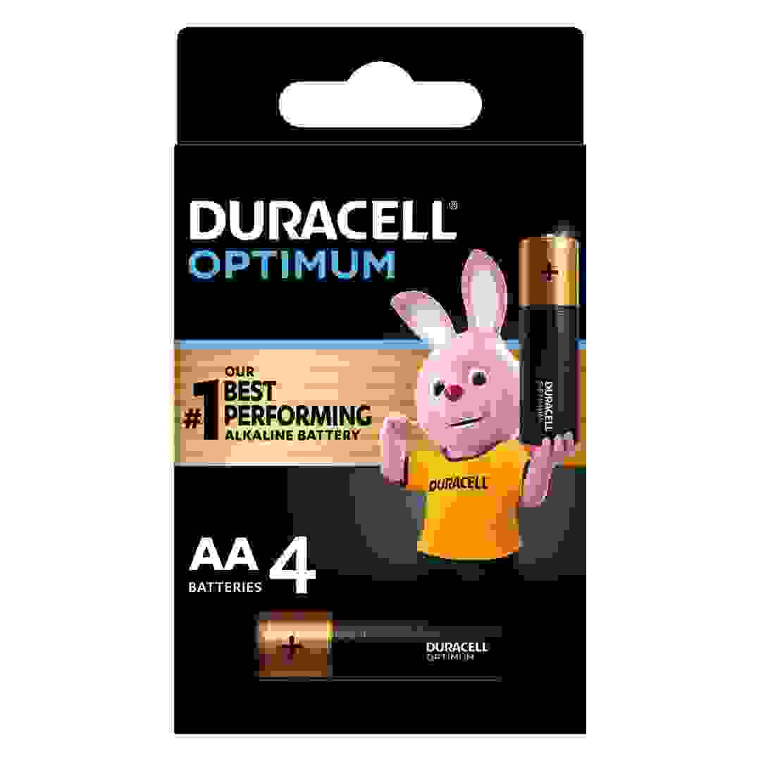 Duracell Optimum Alkaline AA Battery Pack (4 Pc.)