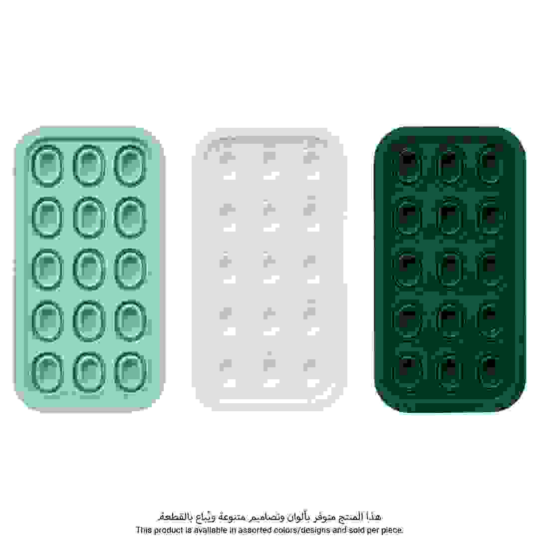 5Five 15-Slot Silicone Ice Tray (Assorted colors/designs, 28 x 14.5 x 3.4 cm)