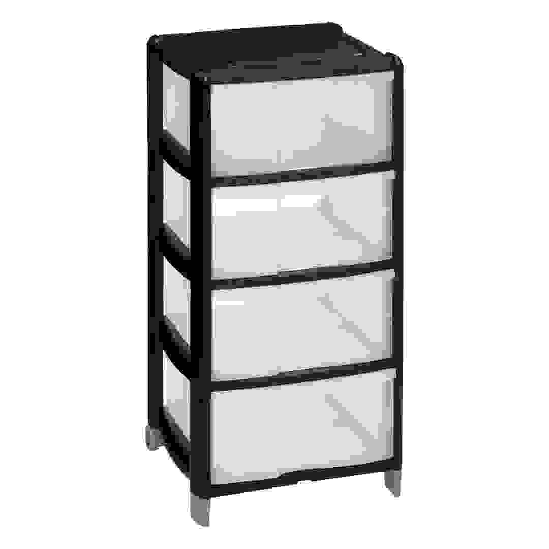 خزانة 4 أدراج بلاستيك 5فايف (39.5 × 38.5 × 85 سم)