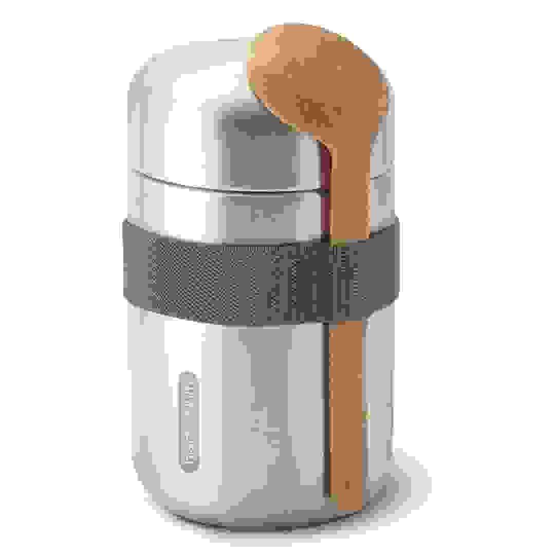 Black + Blum Stainless Steel Food Flask (400 ml, Olive)