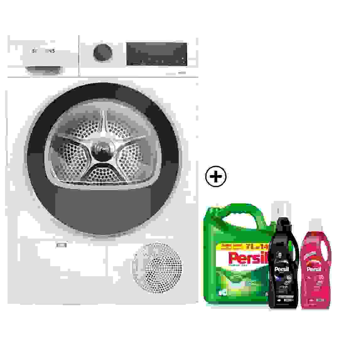 مجفف ملابس سيمنز 9 كجم iQ300 WQ43G200GC بمضخة حرارية (أبيض)